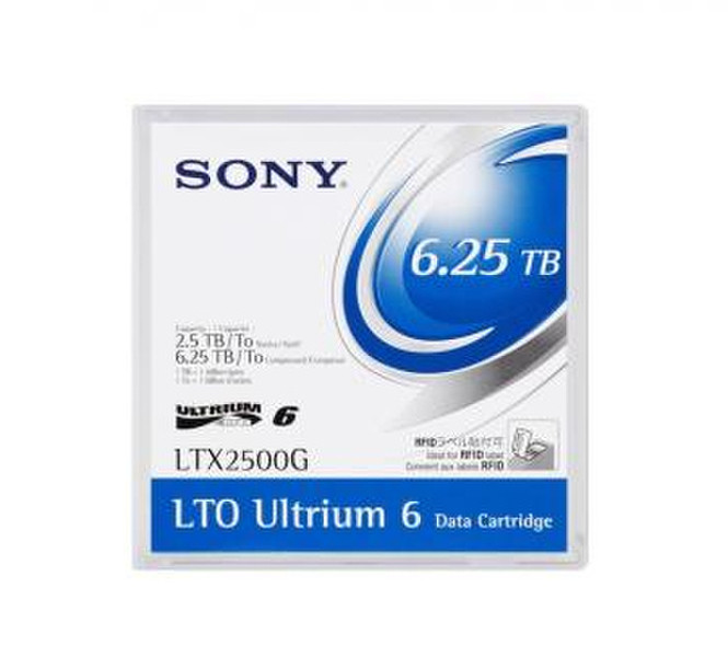 Sony Ultrium LTO6, 6.25TB 2500ГБ LTO