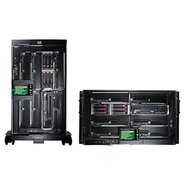 HP BLc3000 Enclosure with 4 AC Power Supplies 6 Fan Trial ICE License Computer-Gehäuse