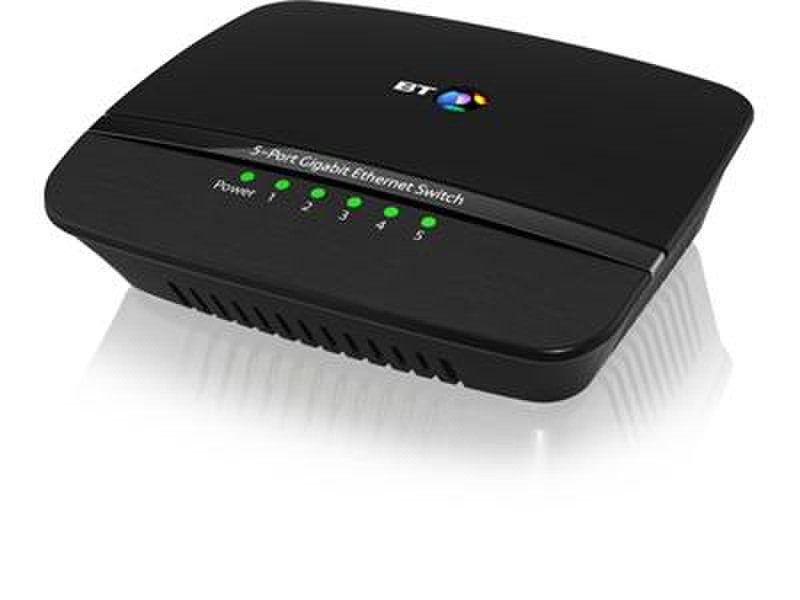 British Telecom 075718 Gigabit Ethernet (10/100/1000) Schwarz Netzwerk-Switch