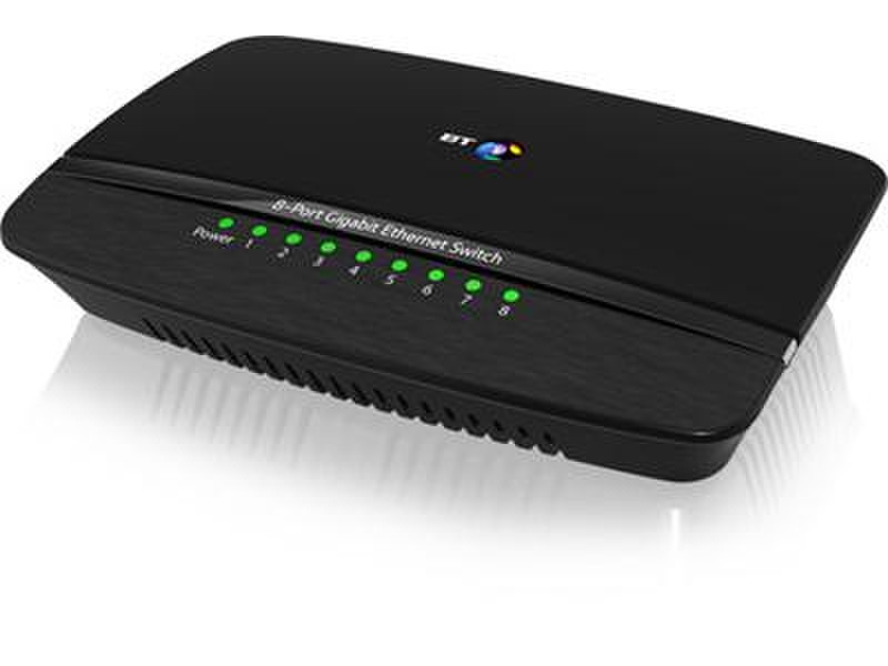 British Telecom 075719 Gigabit Ethernet (10/100/1000) Черный сетевой коммутатор