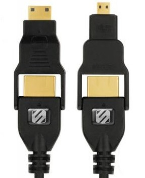 Scosche HDMI3PRO 0.9m HDMI HDMI Black