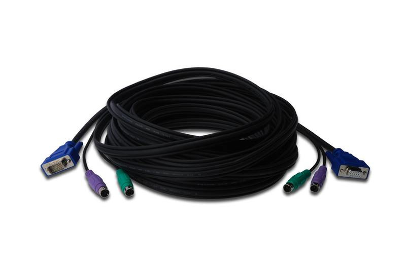 Digitus Octopus set Blue,Green,Purple,Black KVM cable
