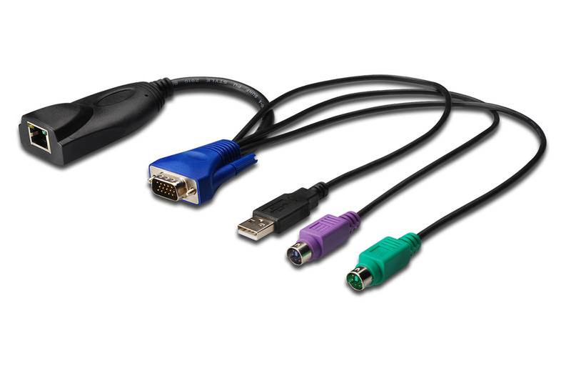 Digitus DS-19202 Blue,Green,Purple,Black KVM cable