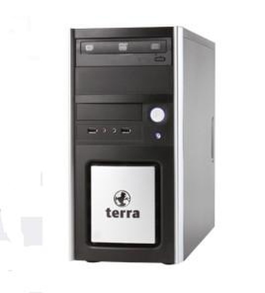 Wortmann AG Terra PC-Home 4000 Greenline 3.4ГГц A4-5300 Mini Tower Черный, Cеребряный