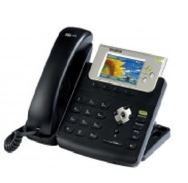 Tiptel SIP-T32G Wired handset LCD Black,Silver