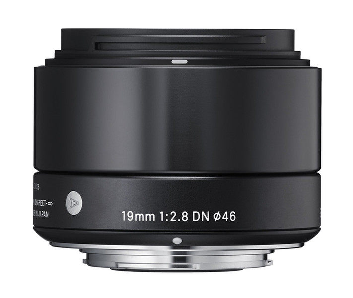 Sigma 19mm F2.8 DN Беззеркальный цифровой фотоаппарат со сменными объективами Wide lens Черный