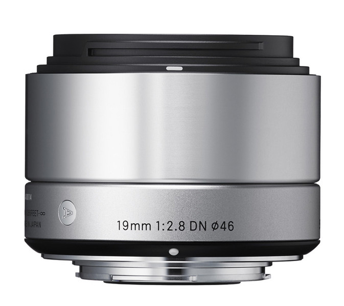 Sigma 19mm F2.8 DN Беззеркальный цифровой фотоаппарат со сменными объективами Wide lens Cеребряный