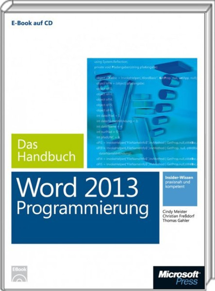 Microsoft MS Word 2013 Programmierung - Das Handbuch 1000Seiten Deutsch Software-Handbuch
