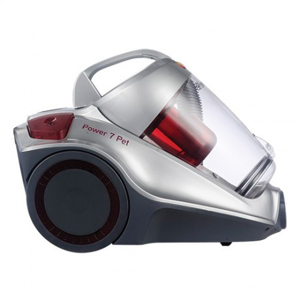 VAX Power 7 Pet Cylinder vacuum 4L 2400W Black,Red,Silver