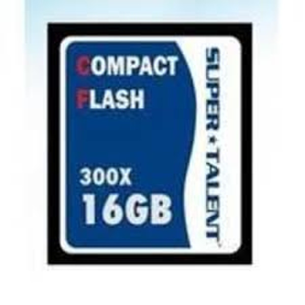 Super Talent Technology CF/16-300X 16GB CompactFlash NAND memory card