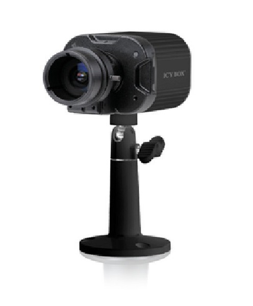 ICY BOX IB-CAM-B3210E IP security camera indoor & outdoor box Black security camera