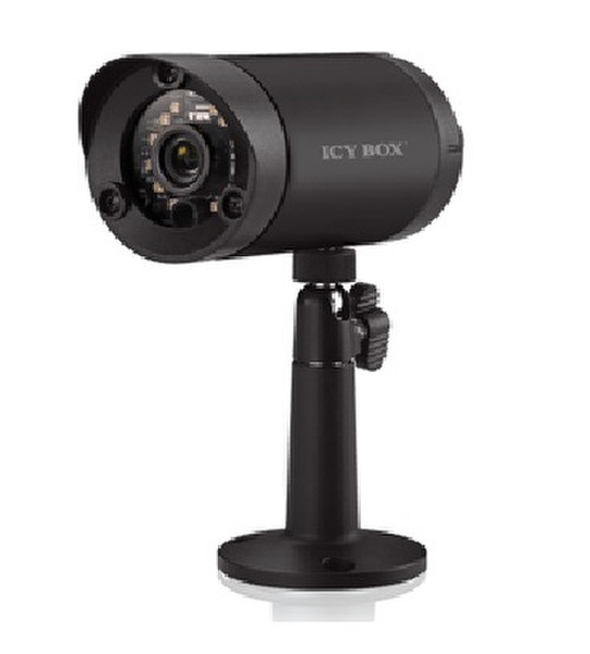 ICY BOX CAM-G3211E IP security camera Outdoor box Black