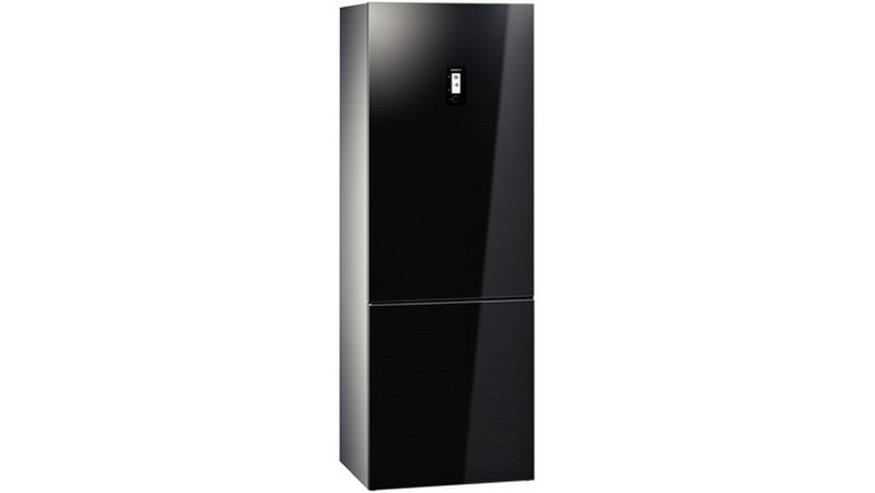 Siemens KG49NSB31 Отдельностоящий 395л A++ Черный холодильник с морозильной камерой