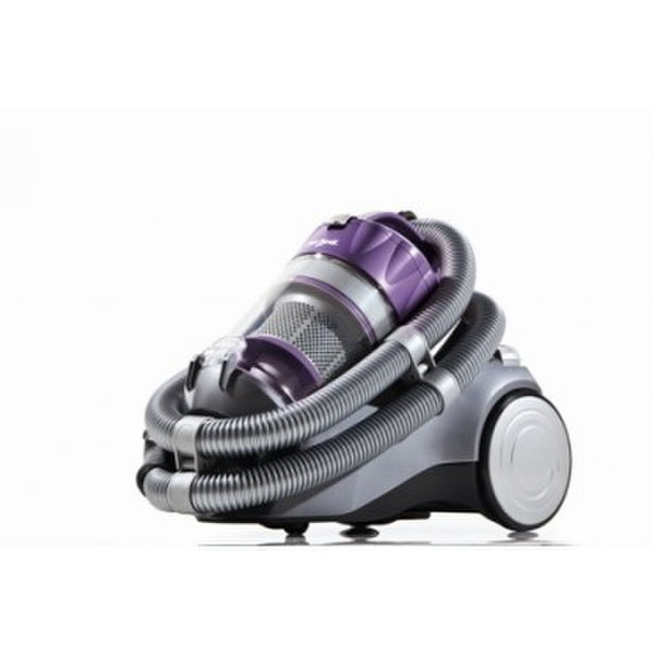 Dirt Devil Infinity VS8 Turbo M5036-1 Zylinder-Vakuum 1.5l 1600W Anthrazit, Violett