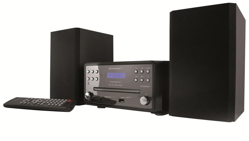 Soundmaster MCD9600BT Micro-Set 100W Schwarz Home-Stereoanlage