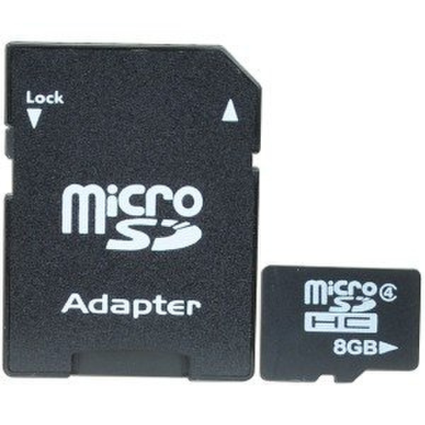 Super Talent Technology MSD8GST10R 8GB MicroSDHC Klasse 10 Speicherkarte