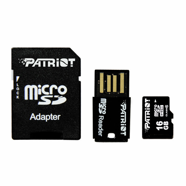 Patriot Memory microSDHC 16GB 16ГБ MicroSDHC Class 10 карта памяти