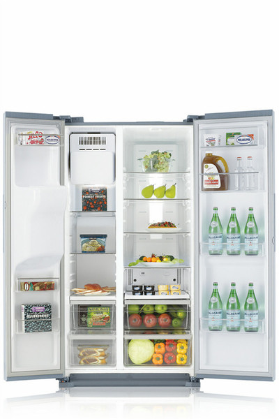 Samsung RS7778FHCSL freestanding 532L A++ Stainless steel side-by-side refrigerator