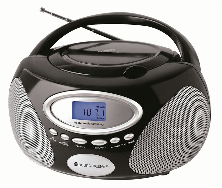 Soundmaster SCD3700SW Цифровой 24Вт Черный CD радио