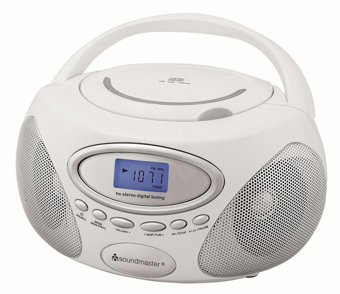 Soundmaster SCD3700WS Digital 24W White CD radio