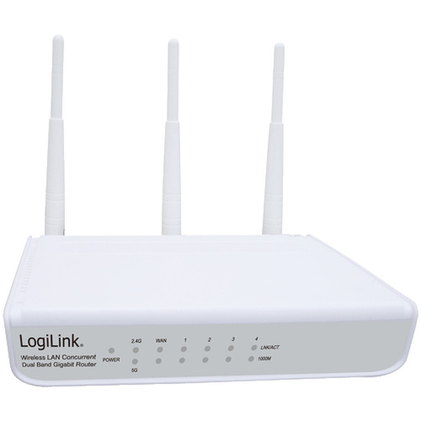 LogiLink WL0153 Dual-band (2.4 GHz / 5 GHz) Gigabit Ethernet