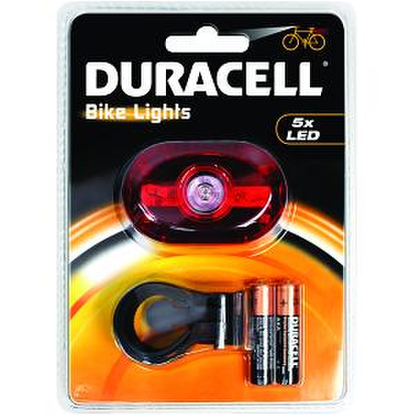 Duracell BIK-B03RDU Fahrrad-Blinklicht LED Rot Taschenlampe