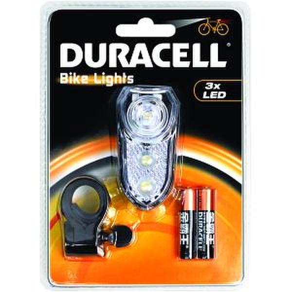 Duracell BIK-F02WDU Велосипедный фонарик Cеребряный электрический фонарь
