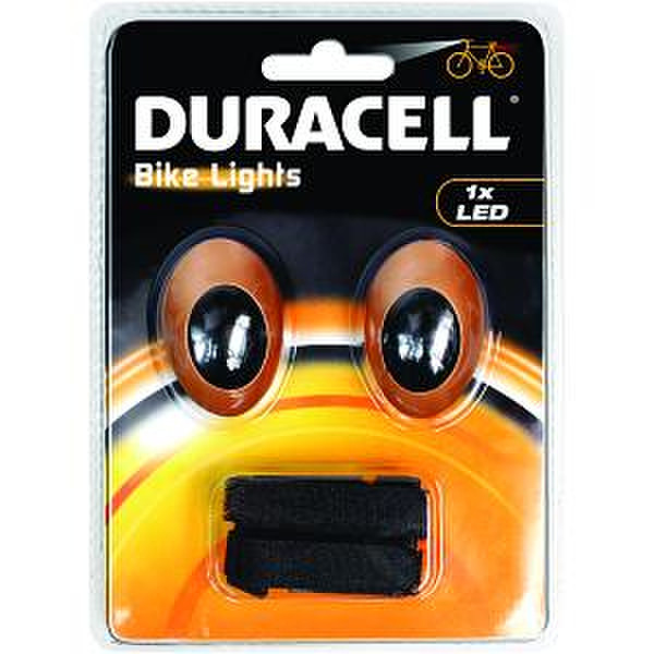 Duracell BIK-M01DU Bike flashlight LED Orange flashlight