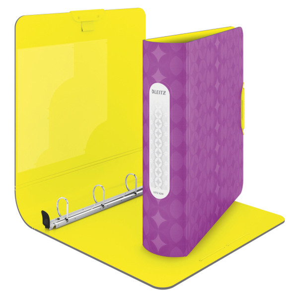 Esselte SoftClick Active Retro Chic PP 4DR/30 mm Violet ring binder