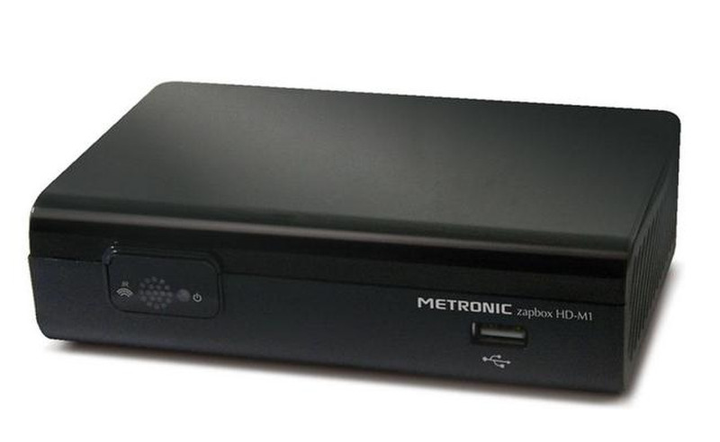 Metronic Zapbox HD-M1.1 Terrestrial Full HD Черный приставка для телевизора