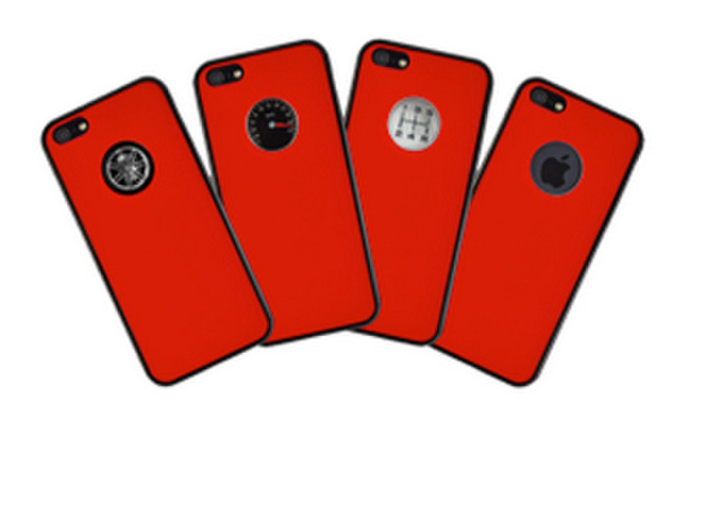 QDOS Buttons Love Cars Cover case Красный