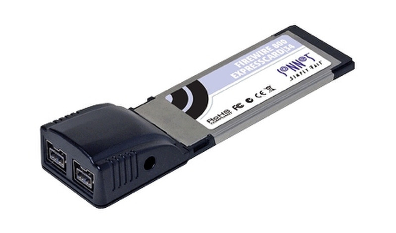 Sonnet FireWire 800 ExpressCard/34 interface cards/adapter
