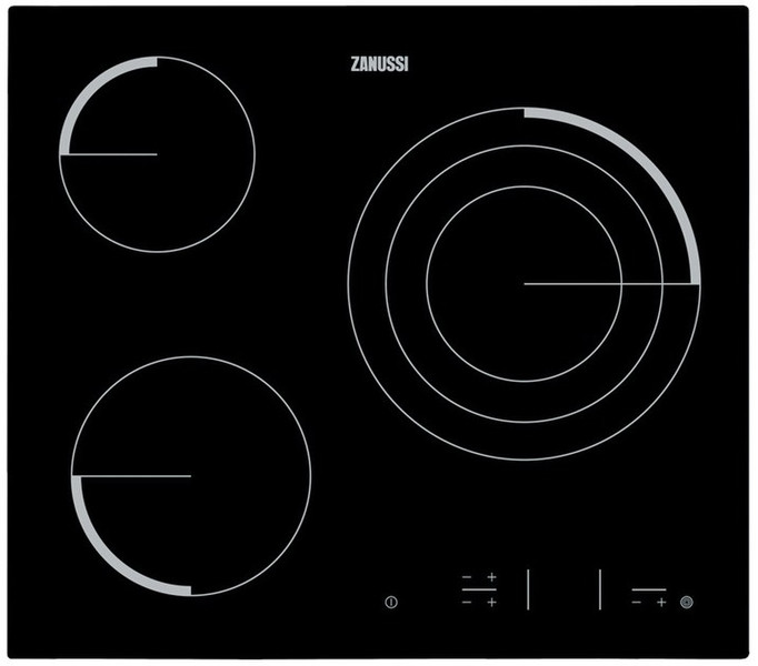 Zanussi Z6123IOK Встроенный Ceramic hob Черный плита