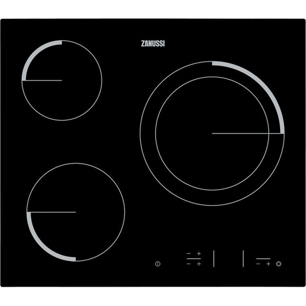 Zanussi ZEV6331BBA Eingebaut Electric hob Schwarz Kochfeld