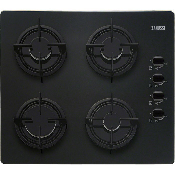 Zanussi ZGO62414BA built-in Gas Black hob