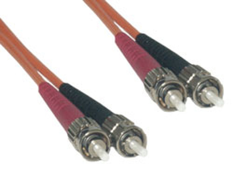 MCL Duplex Multimode 50/125 ST/ST 5.0m 5m ST ST Orange fiber optic cable