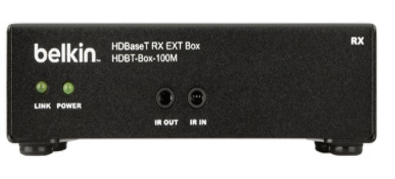 Belkin HDBT-BOX-100MRX Ресивером Черный АВ удлинитель