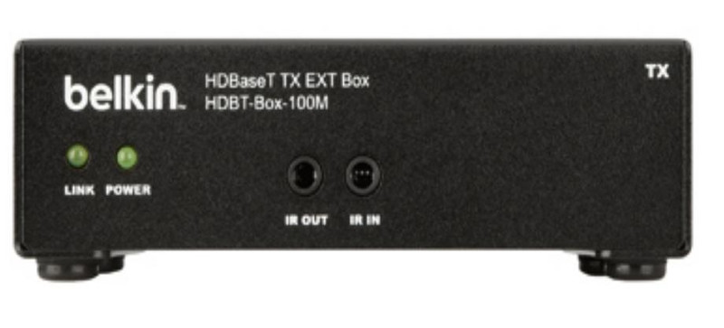 Belkin HDBT-BOX-100MTX AV transmitter Schwarz Audio-/Video-Leistungsverstärker