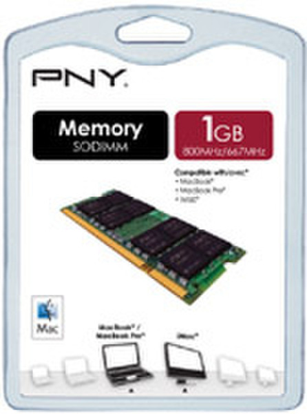 PNY Sodimm DDR2 1ГБ DDR модуль памяти