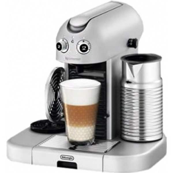 DeLonghi EN 470.SAE freestanding Fully-auto Pod coffee machine 1.4L Metallic coffee maker