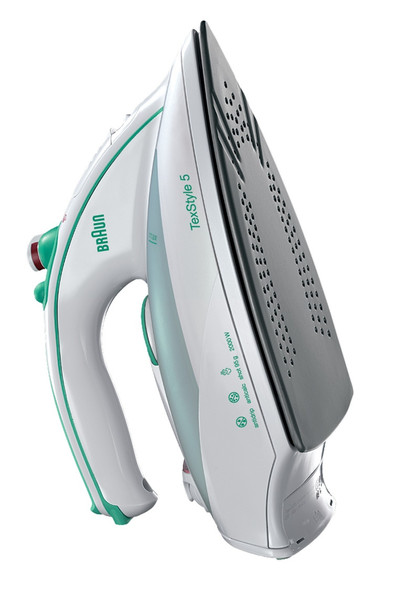 Braun TexStyle 5 510 Dry & Steam iron Eloxal soleplate 2000W Green,White