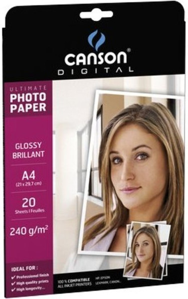 Canson Ultimate Gloss Белый фотобумага