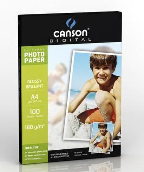 Canson 200004474 A4 Glanz Fotopapier