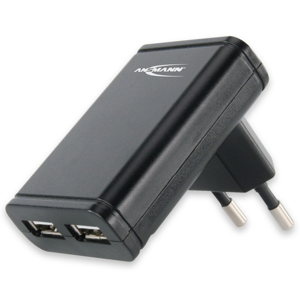 Ansmann Dual USB Charger Для помещений Черный
