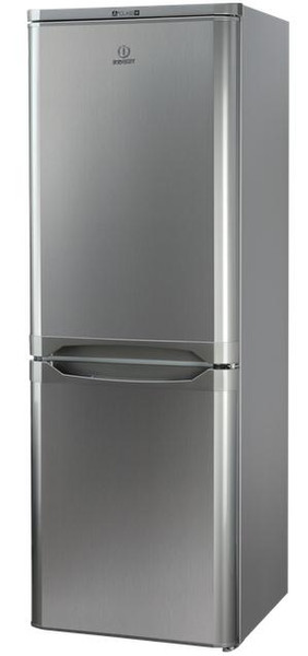 Indesit NCAA 55 NX freestanding 217L A+ Stainless steel fridge-freezer