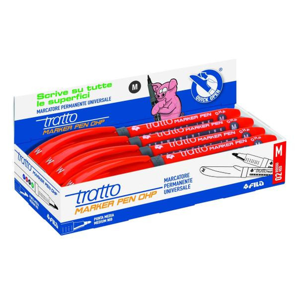 Tratto 806702 Rot 8Stück(e) Marker