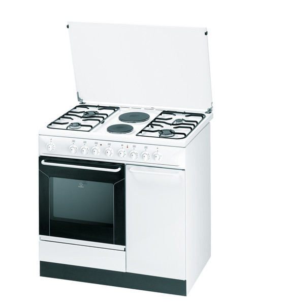 Indesit K9B11S(W)/I S Freestanding Combi hob D White cooker