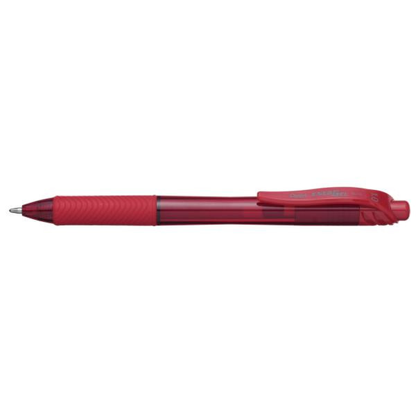 Pentel Energel X 1.0 Anklippbarer versenkbarer Stift Rot 1Stück(e)