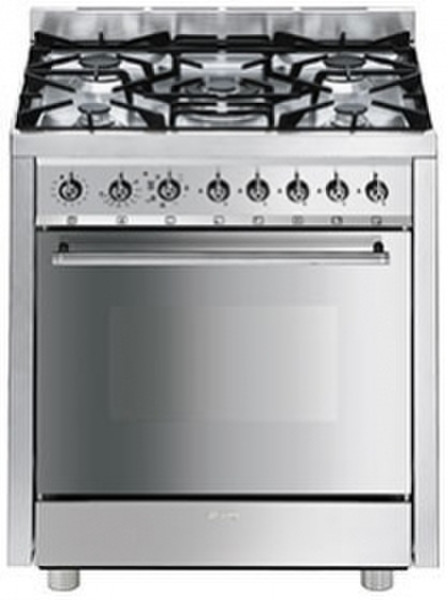 Smeg C7GMXI8-1 Отдельностоящий Gas hob A Нержавеющая сталь кухонная плита