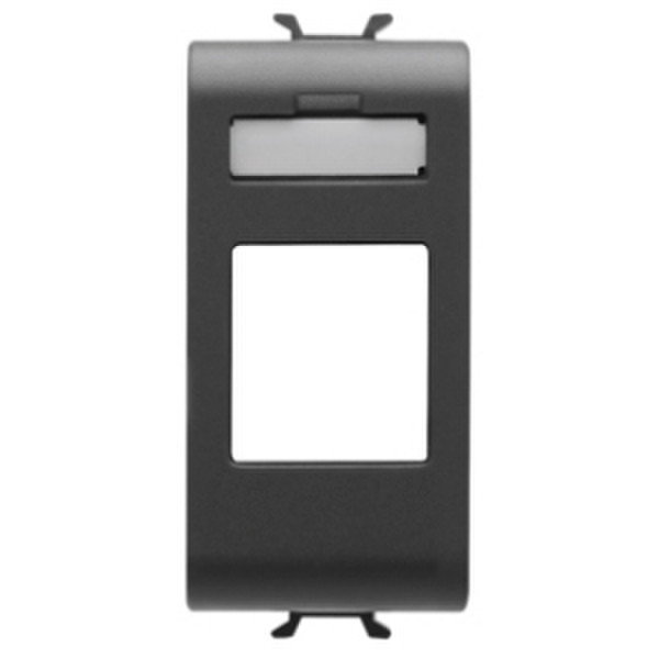 Gewiss GW12431 Schwarz Schalterplatte & Steckdosenabdeckung